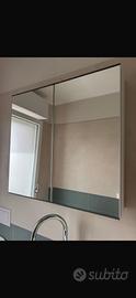 Mobile specchio contenitore bagno