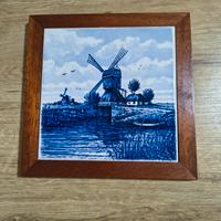 Sottopentola ceramica e legno 