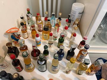 Collezione di liquori in miniatura