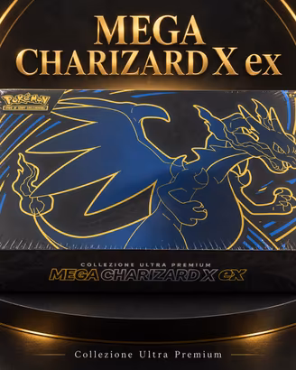 Pokèmon Collezione Ultra Premium Mega Charizard X