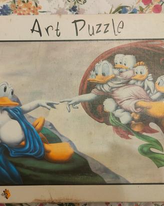 Art Puzzle Disney, La creazione di Paperino