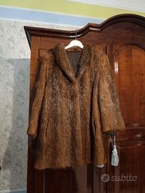 Pelliccia marrone vera / real beaver coat