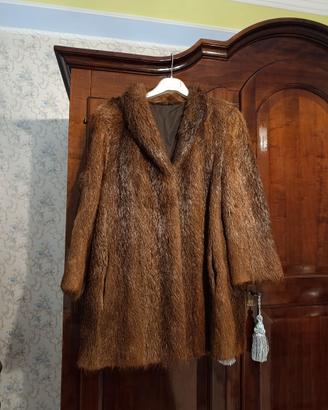 Pelliccia marrone vera / real beaver coat