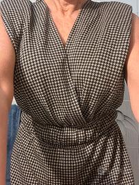 Vestito MANGO - tg L - colore marrone e oro