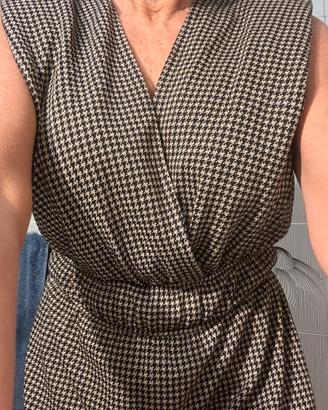 Vestito MANGO - tg L - colore marrone e oro