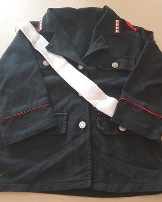 vestito carnevale carabiniere 