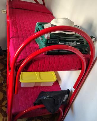 Letto a castello completo di materassi