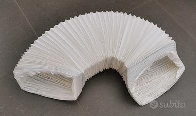 Tubo flessibile PVC 220x90 bianco