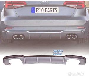 DIFFUSORE AUDI A3 HATCHBACK 17-20 LOOK S3