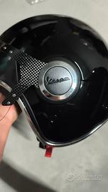 Casco jet Vespa VJ nero lucido – taglia S