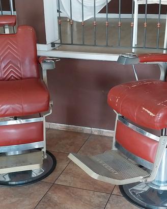 poltrone barbiere vintage