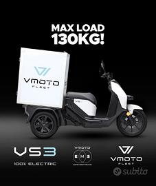 Vmoto VS3 Elettrico 3 Ruote, per Delivery