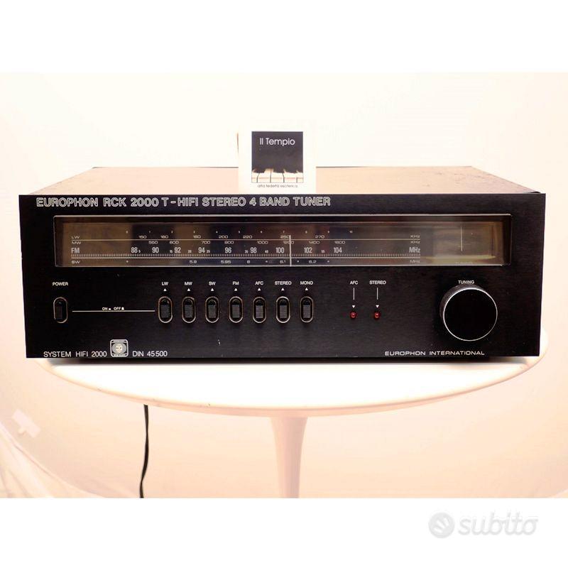 Subito - cp hifi deals - SALE!Europhon – Sintonizzatore – RCK 2000T ...