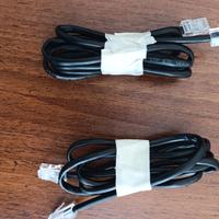 2 cavi ethernet cat 5 e 1.50 m