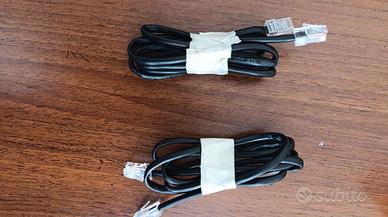 2 cavi ethernet cat 5 e 1.50 m