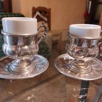 Tazze caffè in peltro