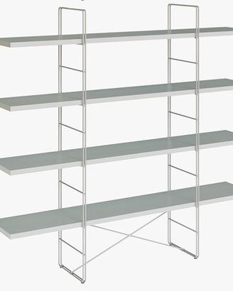 scaffale a giorno grigio scuro