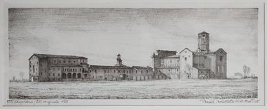 Trittico stampe d'arte Ettore Mossini - Parma