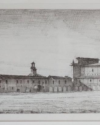 Trittico stampe d'arte Ettore Mossini - Parma