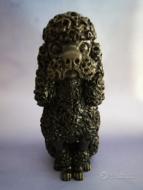 Cane barboncino vintage in resina anni 70