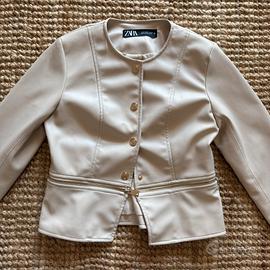 Giacca cropped Zara beige