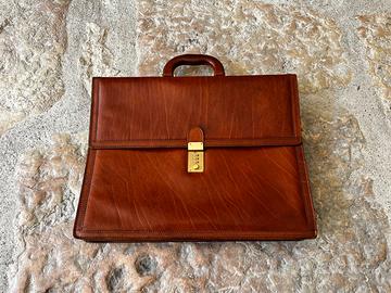 Borsa da Ufficio Vintage in vera Pelle