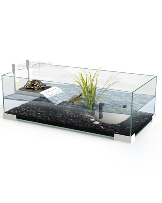 Vasca e accessori per tartarughe d'acqua