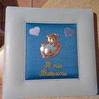 Album fotografico Battesimo azzurro