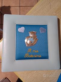 Album fotografico Battesimo azzurro