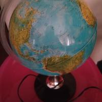 mappamondo luminoso anni 70