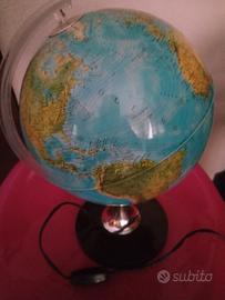 mappamondo luminoso anni 70