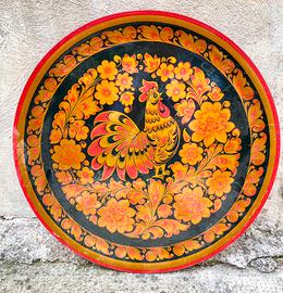 Piatto decorativo arte russa