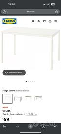 Tavolo ikea 125x74