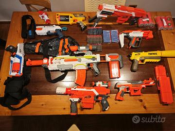 Lotto di Nerf elettrici e meccanici