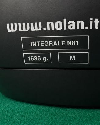 Casco integrale Nolan taglia M grigio metallizzato