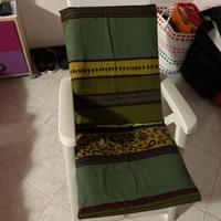 Sedia pieghevole in plastica