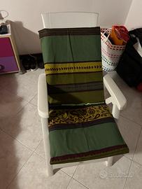 Sedia pieghevole in plastica