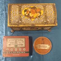 Lotto scatole vintage latta Dunhill Ed Laurens 
