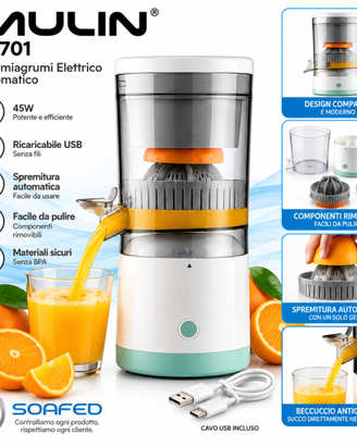 Spremiagrumi Elettrico Automatico MULIN M-701 45W