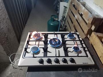 piano cottura avena 70x50 pari a nuovo 