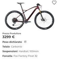 MTB Lapierre Prorace Sat 8.9 Carbonio