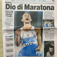 Gazzetta dello Sport Olimpiadi Atene 2004 Baldini
