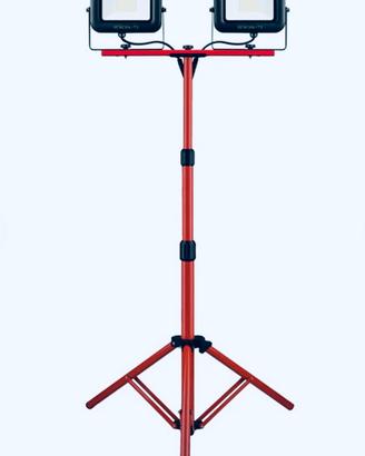 Faro LED doppio 100W con treppiede NUOVO