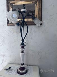 Lume Ceramica e ottone (Via Veneto) 90 cm. (NUOVA)