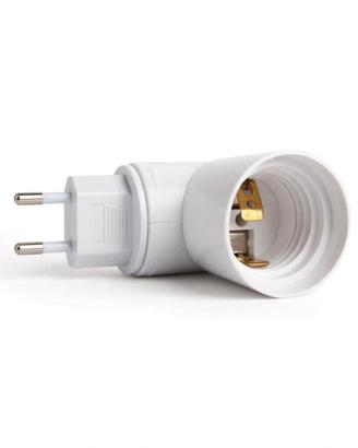 x Portalampada E27 Girevole 360° con Spina