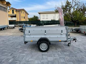 Carrello Rimorchio con doppia sponda h 70 cm