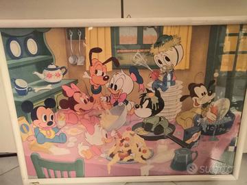 3 quadri per bambini Walt Disney