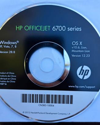 Disco installazione HP Officejet 6700 Series