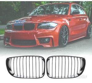 GRIGLIE BMW E81 E87 E82 E88 07-11 LOOK 1M NERO LUC