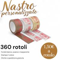 Nastro adesivo personalizzato 1 colore